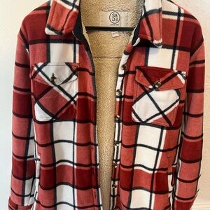 Sherpa lined shacket